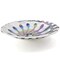 Ruvati 20 inch Murano Glass Art Drop In Round Decorative Pattern Bathroom Sink Spira Luxe Pearl White RVB3035 - alternate 1